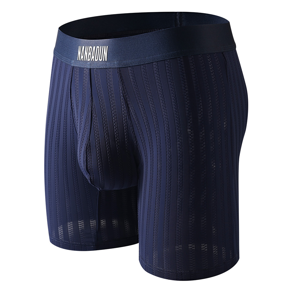 Men Ice Silk Long Leg Shorts B - Long Leg Trunk Men review and price