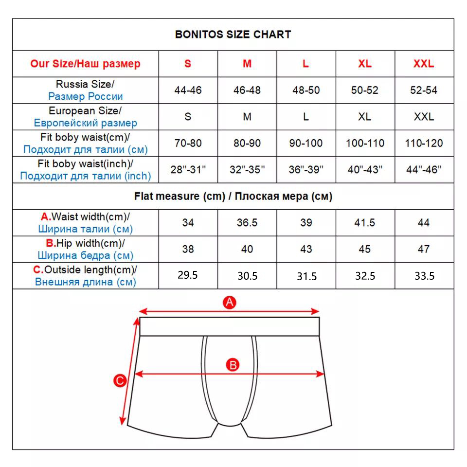 6pcs White Men Panties Cotton  - Boxer Shorts Modal review and price