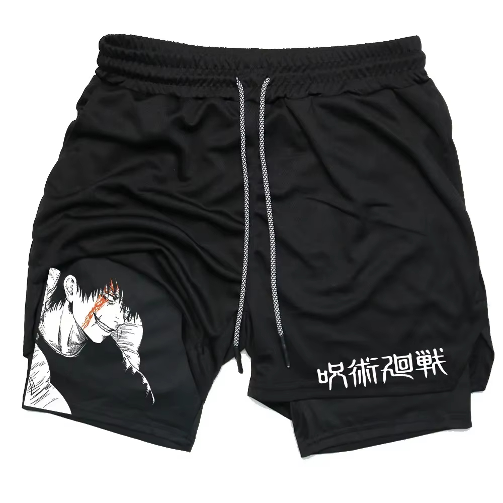 Anime Jujutsu Kaisen Gym Short - Compression Shorts Athletes review and price