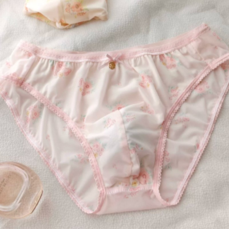 Japanese New Sweet Floral Bow  - Pouch Boxer Pouch review and price
