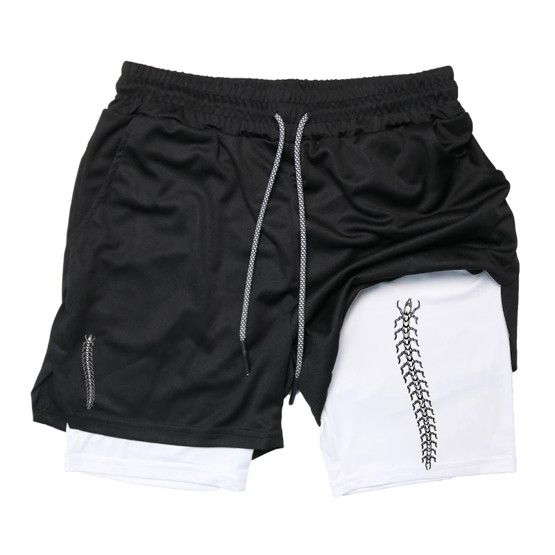 Print 2 in 1 Running Shorts fo - Compression Shorts Athletes review and price