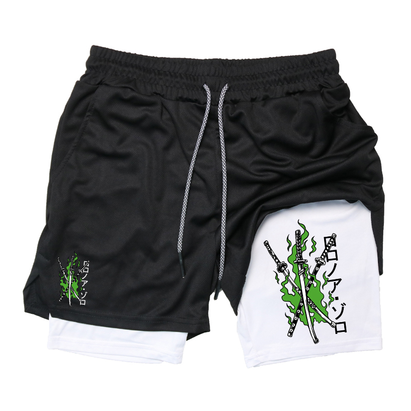 Print 2 in 1 Running Shorts fo - Compression Shorts Athletes review and price